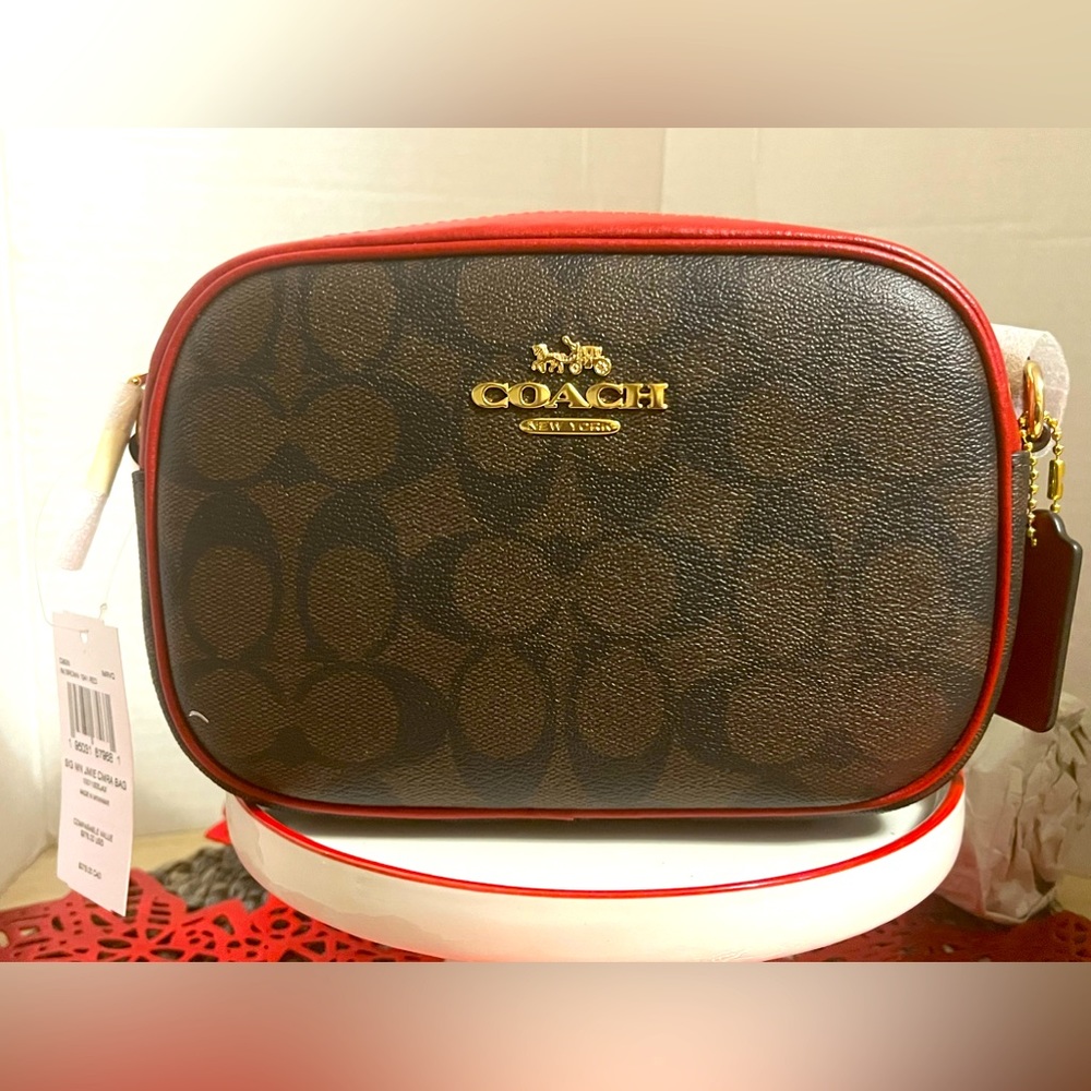 Jamie mini Camera Bag in Signature Canvas